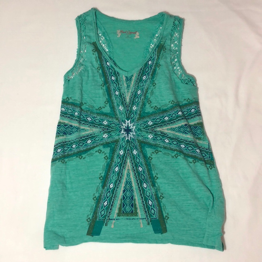 RED CAMEL BLUE-GREEN SHIRT